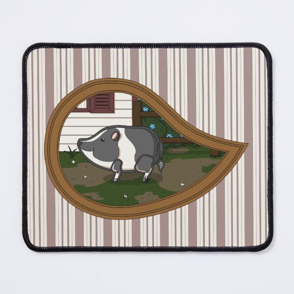 Item preview, Basil the Pig Print designed and sold by Valerie Bennett.