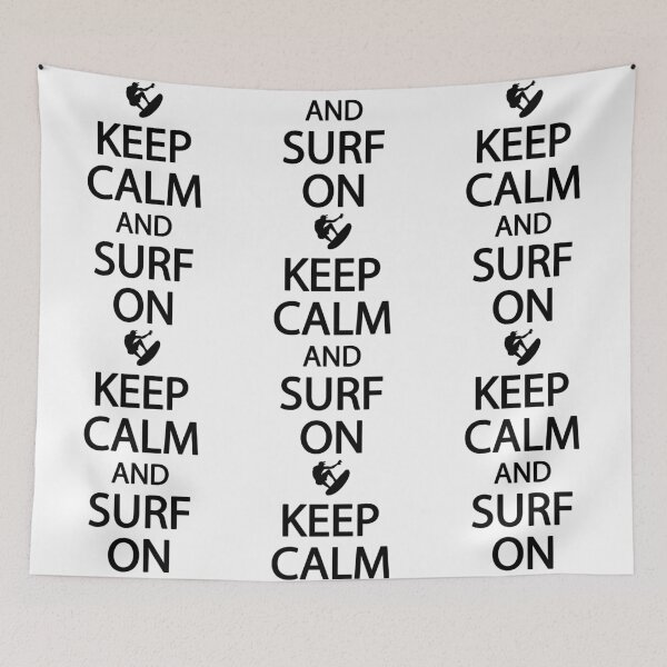 Item preview, Keep calm and surf on designed and sold by nektarinchen.
