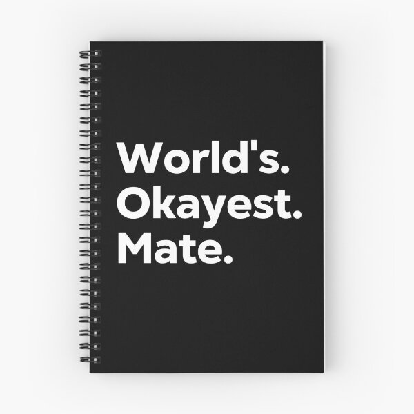 Item preview, World's Okayest Mate designed and sold by kindxinn.