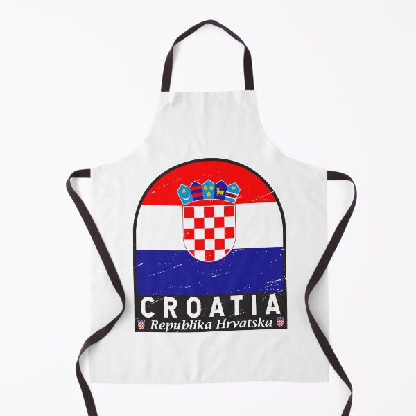 Item preview, Croatia Flag Emblem Distressed Vintage designed and sold by KrisSidDesigns.