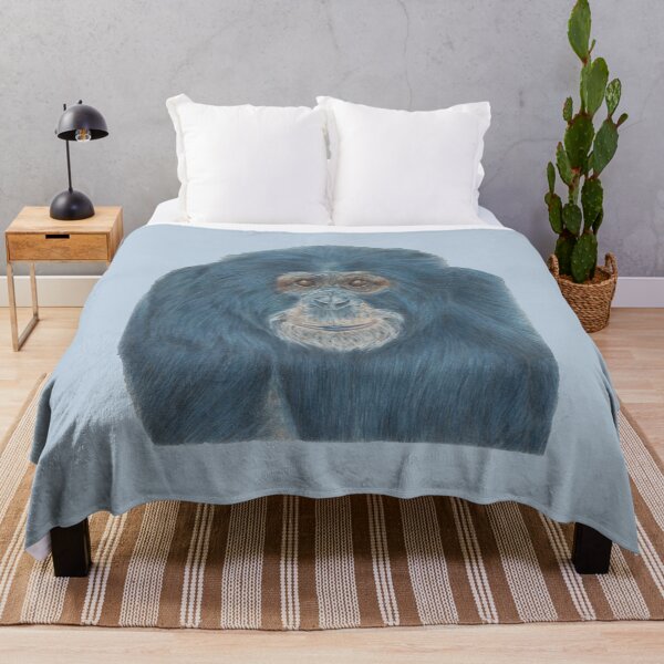 Item preview, chimpanzee drawing designed and sold by MurielCarmet.