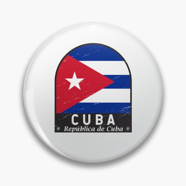 Item preview, Cuba Flag Emblem Distressed Vintage designed and sold by KrisSidDesigns.