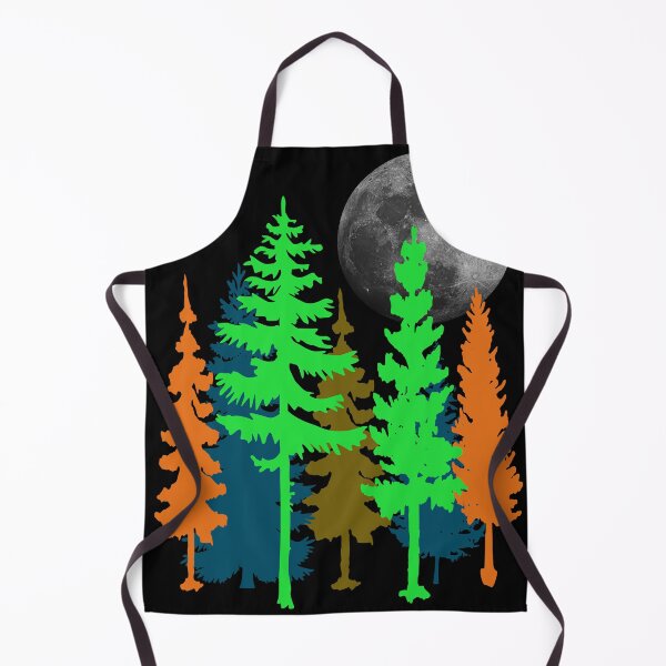 Item preview, Pine trees under full moon designed and sold by pallkris.