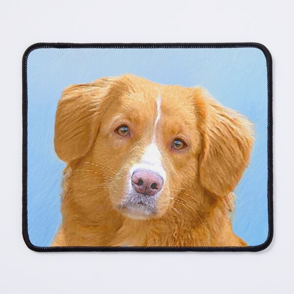Item preview, Nova Scotia Duck Tolling Retriever Dog Painting designed and sold by alpendesigns.
