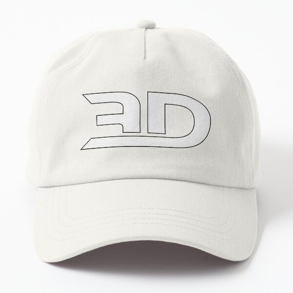 Aperçu de l'œuvre Logo minimaliste 3D - Blanc créée et vendue par Team3DMJ.