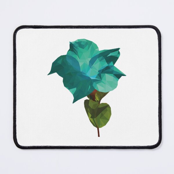 Item preview, Turquoise flower lowpoly transparent designed and sold by xP42.