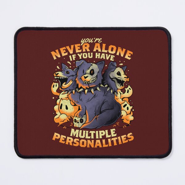 Item preview, Multiple Personalities - Funny Evil Hell Dog Gift designed and sold by EduEly.