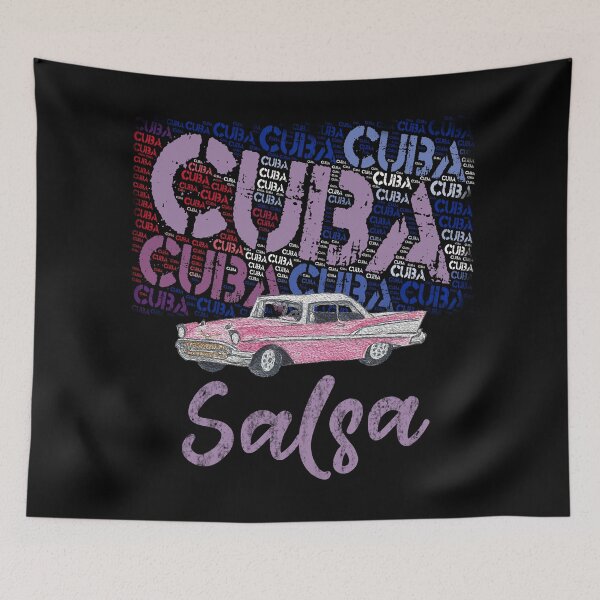 Item preview, Salsa Cuba Flag Cuba Classic Car designed and sold by Dubbra.