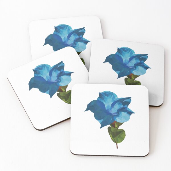 Item preview, Dark blue flower lowpoly transparent designed and sold by xP42.