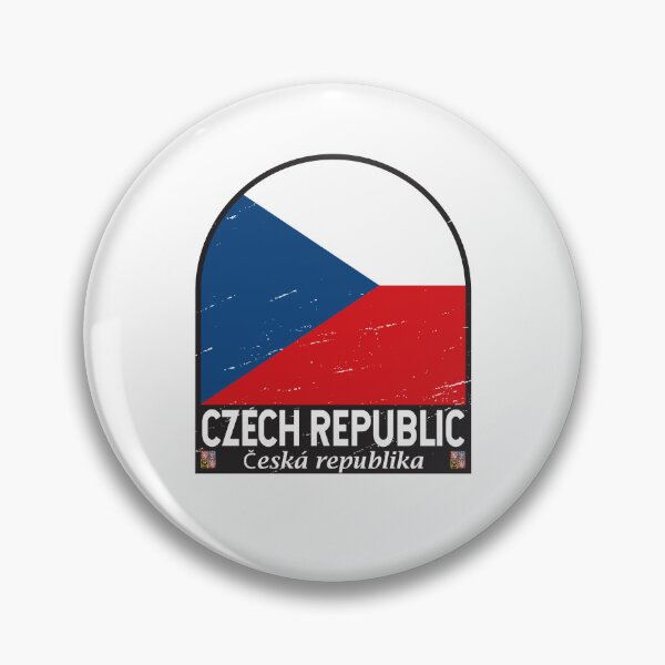 Item preview, Czech Republic Flag Emblem Distressed Vintage Czechia designed and sold by KrisSidDesigns.