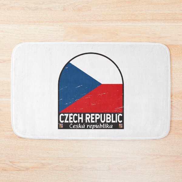 Item preview, Czech Republic Flag Emblem Distressed Vintage Czechia designed and sold by KrisSidDesigns.