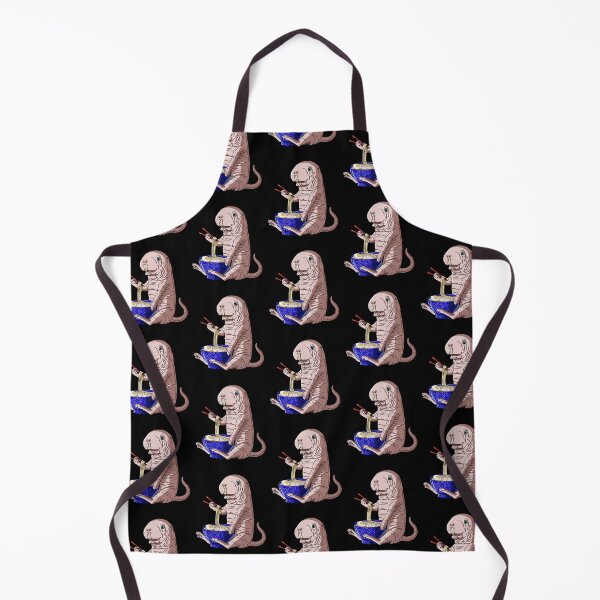 Item preview, Funny Japanese Kawaii Ramen Noodles Naked Mole Rat designed and sold by UpYourSelf.