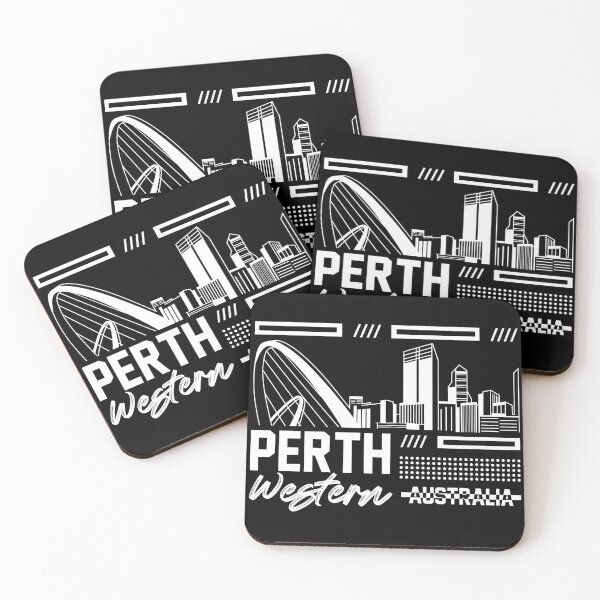 Item preview, Perth, perth, australia, western australia, perth skyline, perth australia, aussie, australian, sydney, melbourne, perth cityscape, skyline, perth poster, perth print designed and sold by NAZIMNADIR.