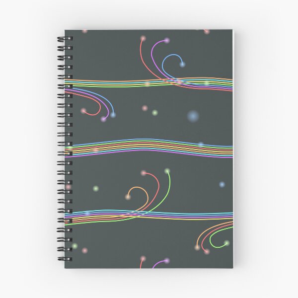 Item preview, Abstract seamless pattern colored lines and lights designed and sold by ReflectedCrafts.