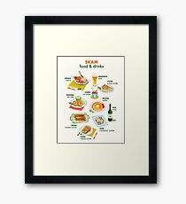 SKAM Food and Drinks Framed Print