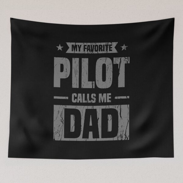 Item preview, My Favorite Pilot Calls Me Dad Aviation Airplane Proud Daddy designed and sold by haselshirt.