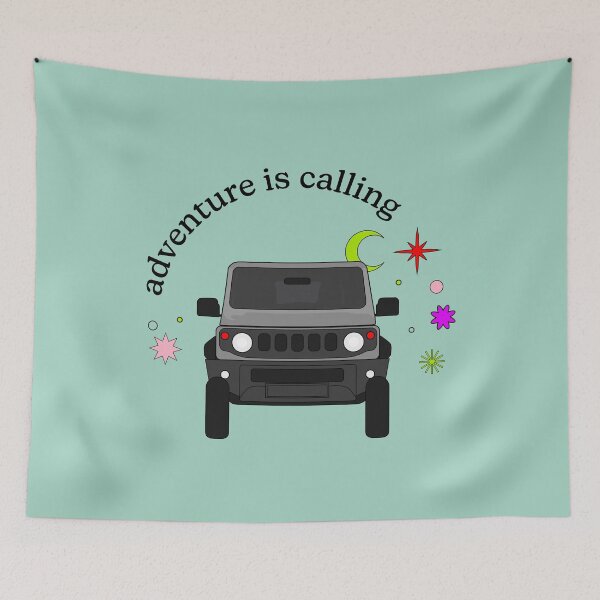 Item preview, Medium Grey Suzuki Jimny Adventure is Calling designed and sold by stoicjimny.