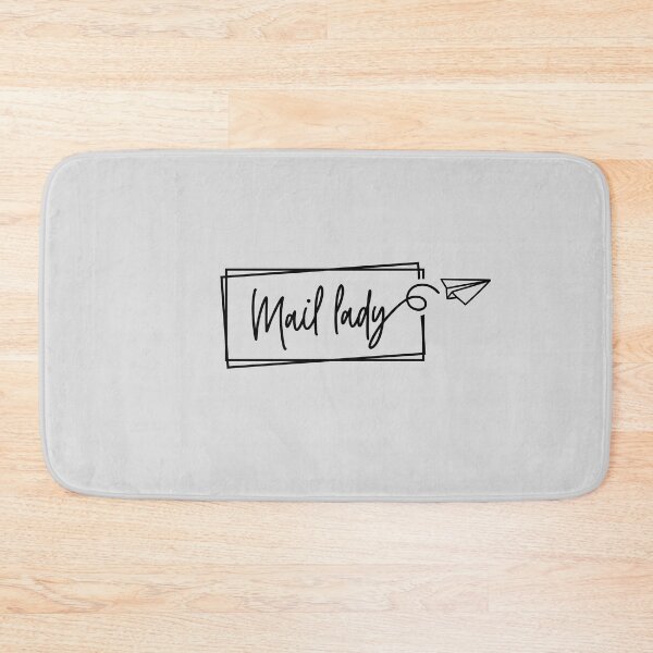 Item preview, Mail Lady, Minimal Design with Paper Plane, Women Mail Carrier, Postal Worker Gifts designed and sold by singRsong.