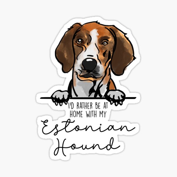 Item preview, I’d rather be at home with my Estonian Hound designed and sold by BuzzBooks.