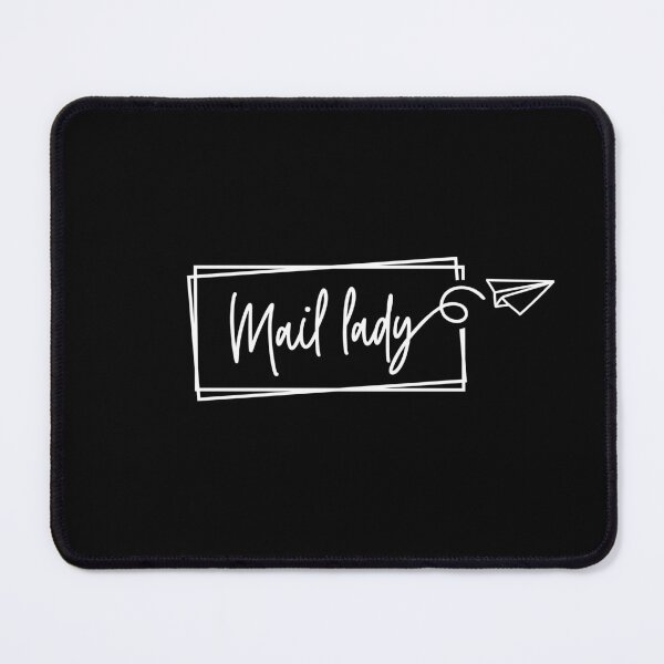 Item preview, Mail Lady, Minimal Design with Paper Plane, Women Mail Carrier, Postal Worker Gifts designed and sold by singRsong.