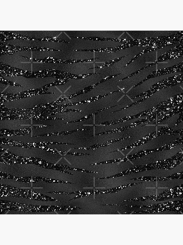 "Black Glam Glitter Textures 2 " Sticker for Sale by TrendyGlitter