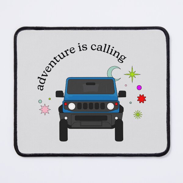 Item preview, Brisk Blue Suzuki Jimny Adventure is Calling designed and sold by stoicjimny.