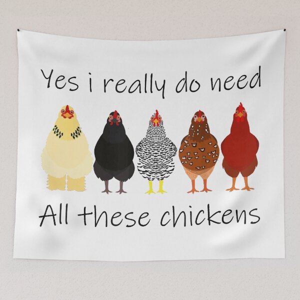 Item preview, Funny Yes I Really Do Need All These Chickens, Farmer  designed and sold by Bridge Galson.
