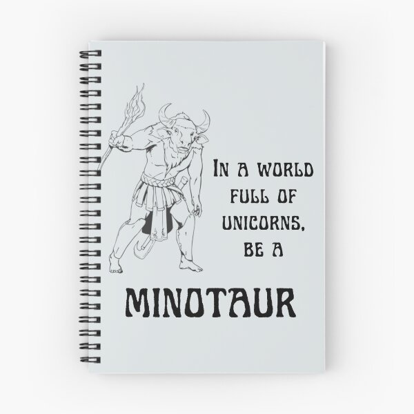Artikelvorschau, Sei ein Minotaurus in einer Welt voller Einhörner entworfen und verkauft von ManCardDesigns.