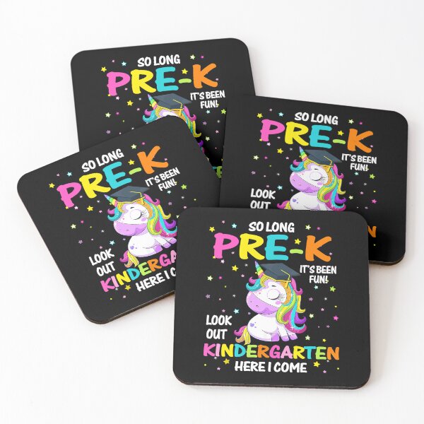 Item preview, So Long Pre-K Kindergarten Here I Come Unicorn Graduation designed and sold by Bridge Galson.