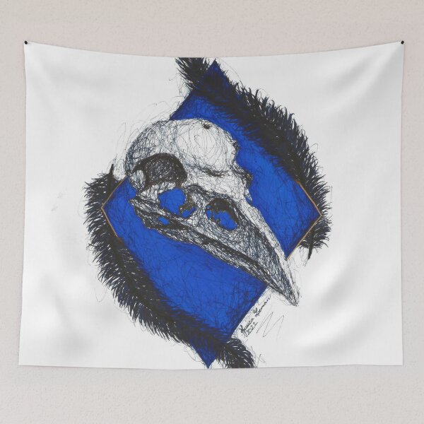Item preview, Skull Series: Raven designed and sold by Jessieisaninja.
