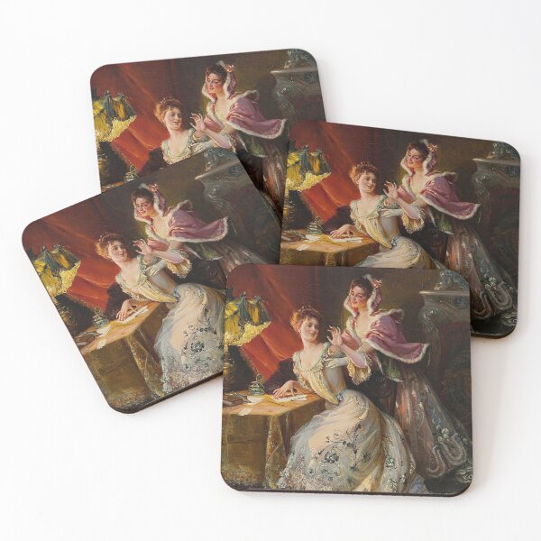 Item preview, Two Women in an Interior by Cesare Detti  designed and sold by ramazis.