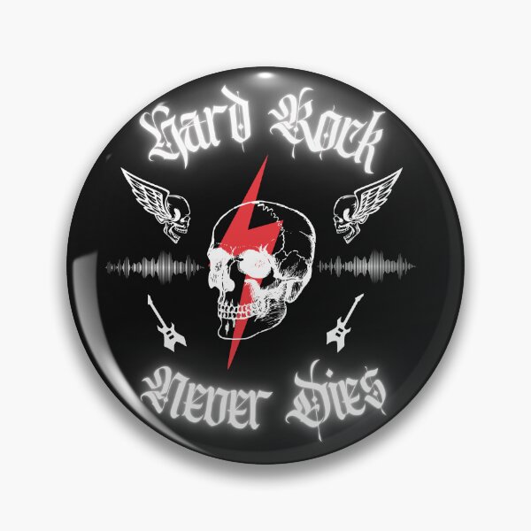 Item preview, HARD ROCK NEVER DIES!. Cool Retro Vintage Skull Design.  designed and sold by GEM STYLE.