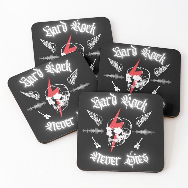 Item preview, HARD ROCK NEVER DIES!. Cool Retro Vintage Skull Design.  designed and sold by GEM STYLE.