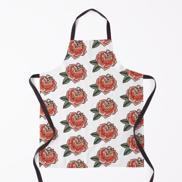 Item preview, American Traditional Rose Tattoo designed and sold by murialbezanson.
