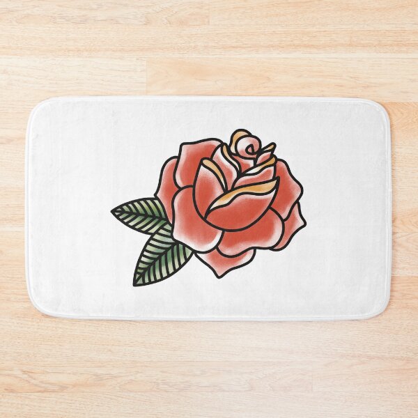 Item preview, American Traditional Rose Tattoo designed and sold by murialbezanson.