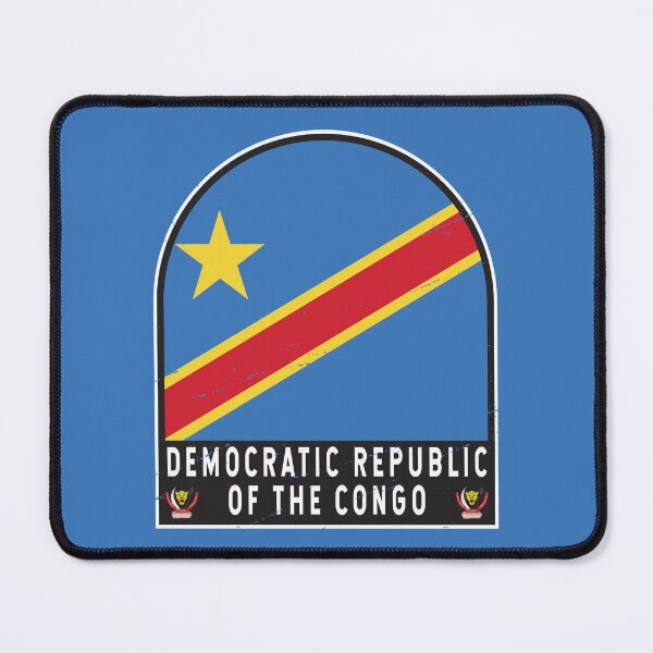 Item preview, Democratic Republic of the Congo Flag Emblem Distressed Vintage designed and sold by KrisSidDesigns.