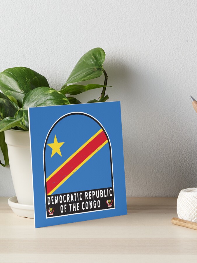 Democratic Republic Of Congo Flag T Shirt Distressed Vintage Democratic Republic Of Congo Flag T Shirt Distressed Vintage