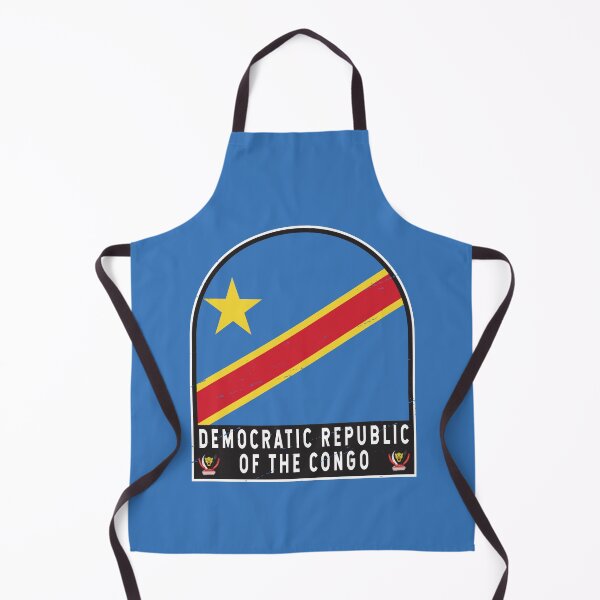 Item preview, Democratic Republic of the Congo Flag Emblem Distressed Vintage designed and sold by KrisSidDesigns.