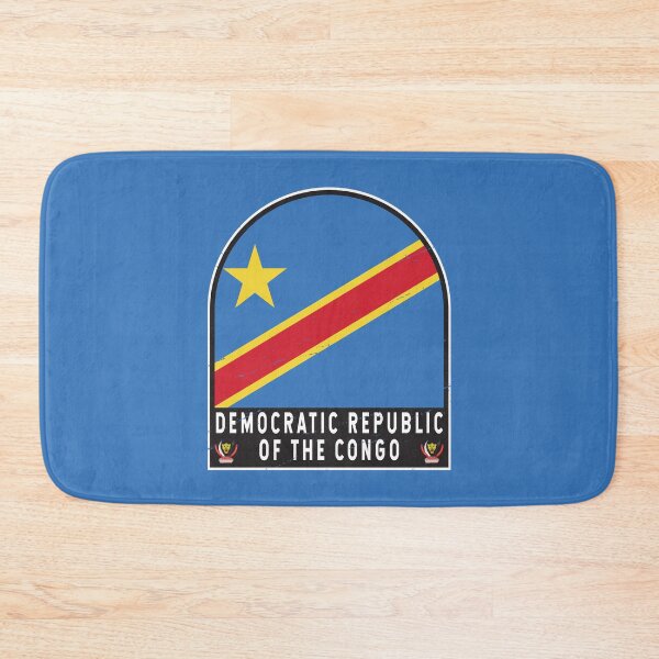 Item preview, Democratic Republic of the Congo Flag Emblem Distressed Vintage designed and sold by KrisSidDesigns.