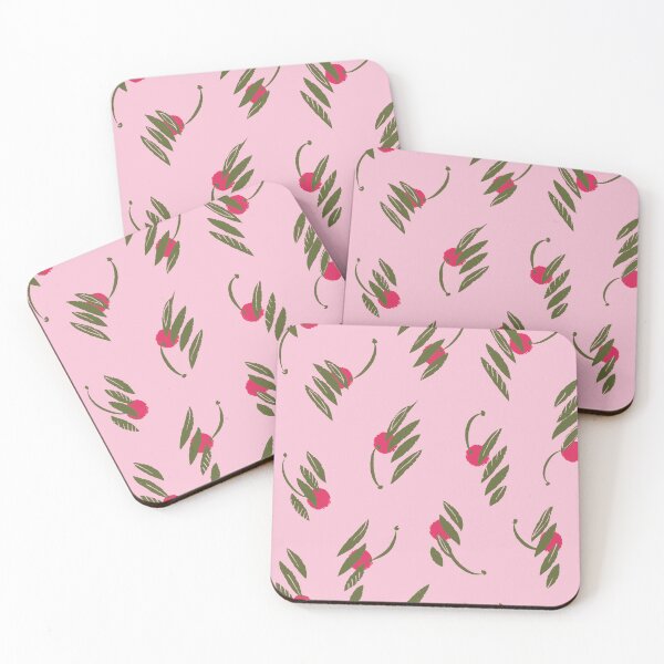 Item preview, vintage cherry pattern retro collection,sour cherry pattern, cherries good for you, pink repeat pattern. designed and sold by Dotsby.