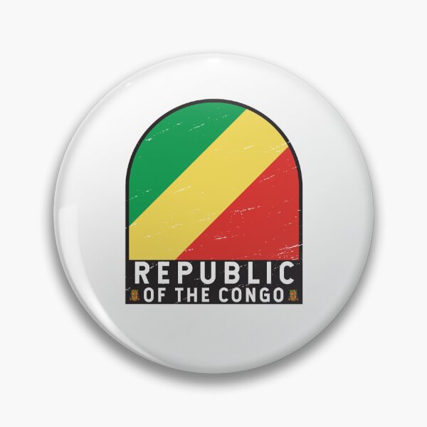 Item preview, Republic of the Congo Flag Emblem Distressed Vintage designed and sold by KrisSidDesigns.