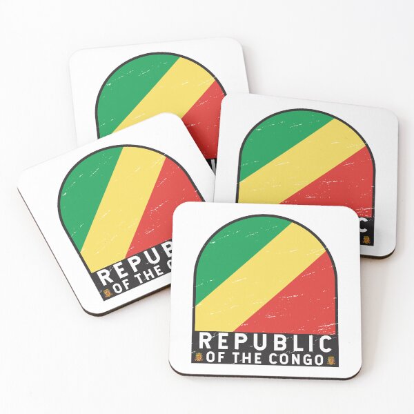 Item preview, Republic of the Congo Flag Emblem Distressed Vintage designed and sold by KrisSidDesigns.