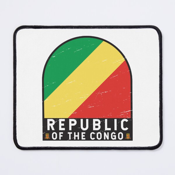 Item preview, Republic of the Congo Flag Emblem Distressed Vintage designed and sold by KrisSidDesigns.