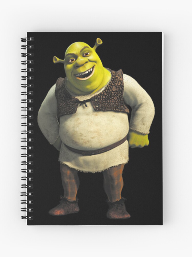 Shrek on the Croc | Spiral Notebook