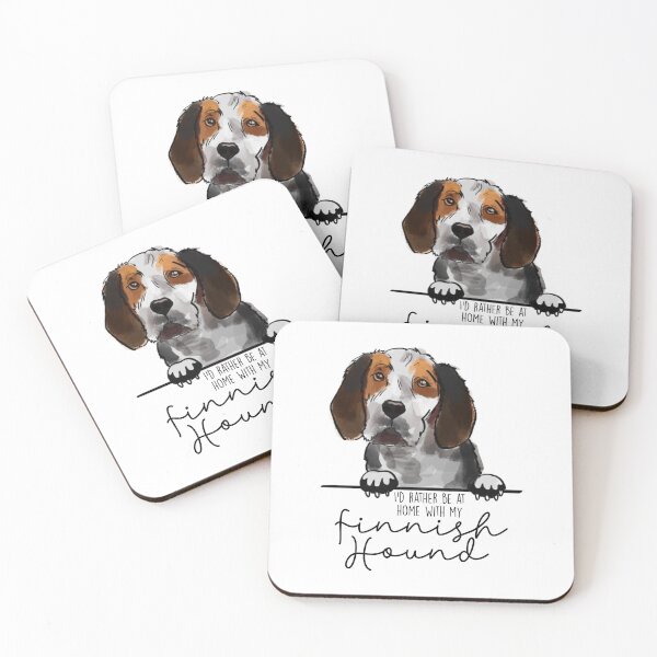 Item preview, I’d rather be at home with my Finnish Hound designed and sold by Little Fuzz Shop.
