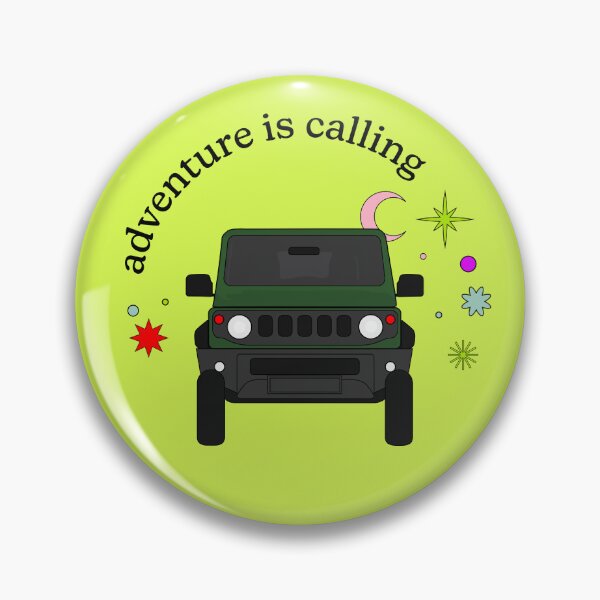 Item preview, Jungle Green Suzuki Jimny Adventure is Calling designed and sold by stoicjimny.