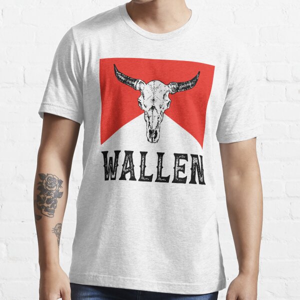 Floral Wallen Bull Skull Shirt Cute Morgan Wallen Shirt - Happy Place for  Music Lovers