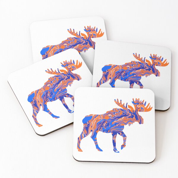 Item preview, Utica Trax Tie Dye Moose designed and sold by Allie Rockhill.