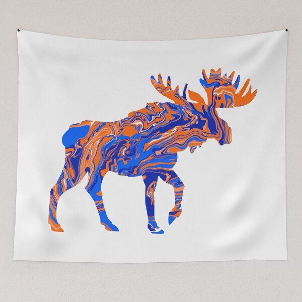 Item preview, Utica Trax Tie Dye Moose designed and sold by Allie Rockhill.