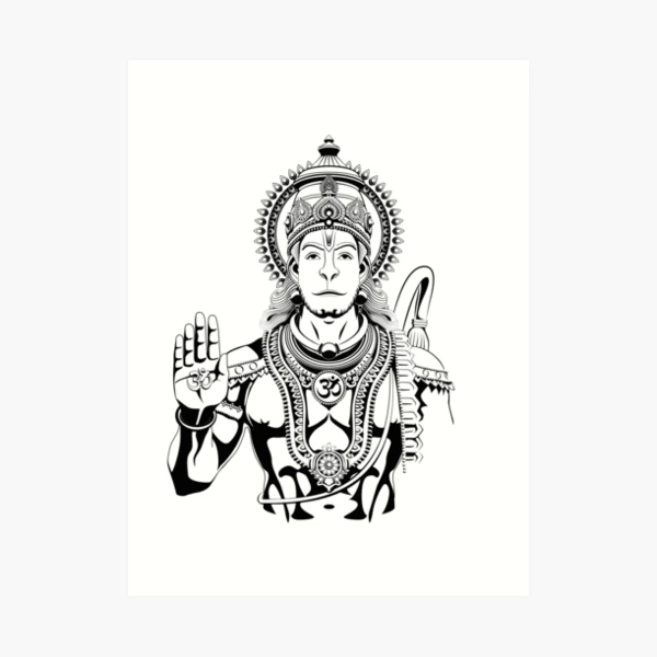 Shiva Hanuman Trishula Gada, Hanuman, leaf, silhouette, religion png |  PNGWing